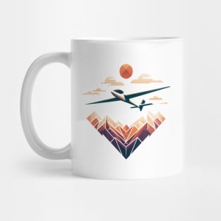 Glider Sailplane Biplane Mug